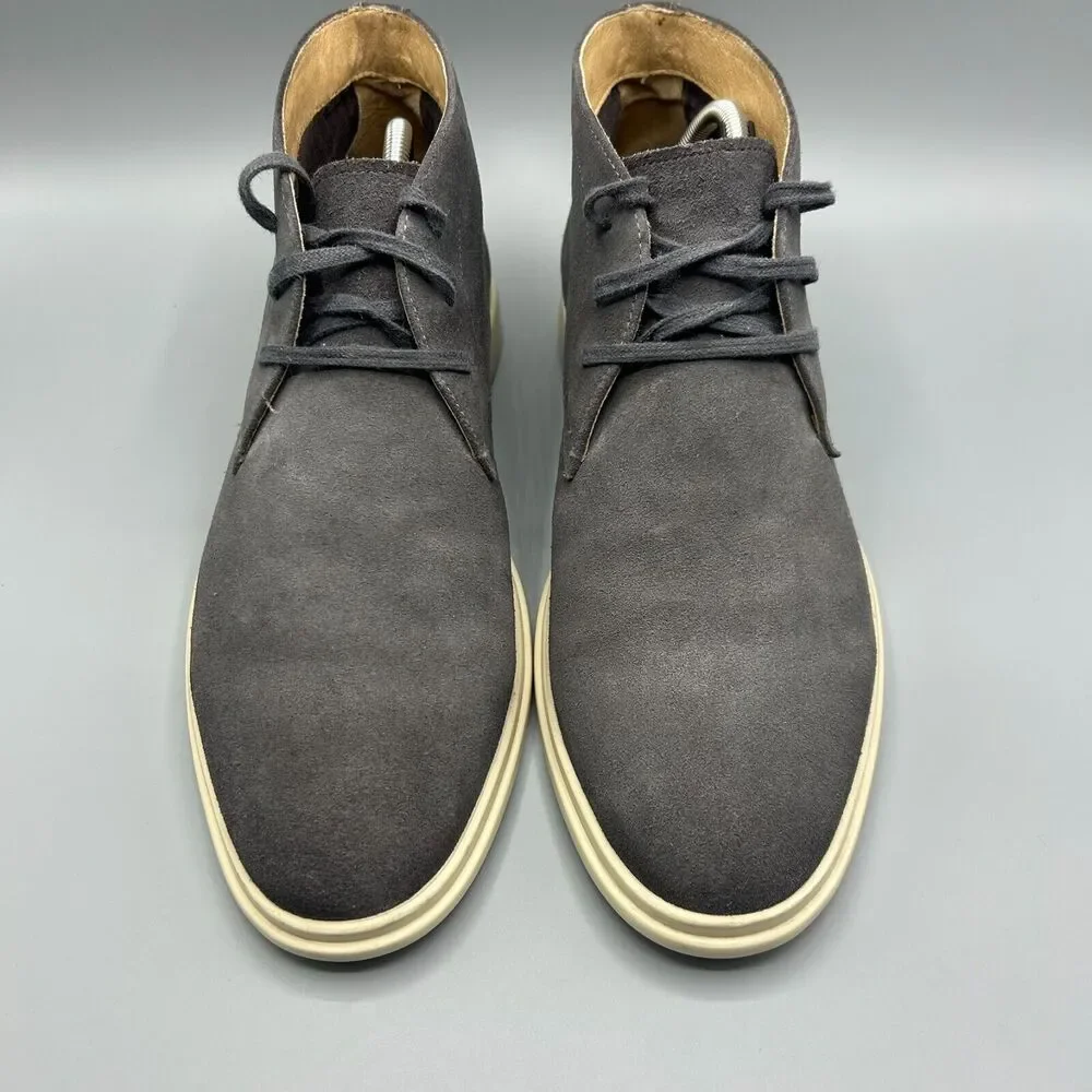 Nordstrom 1901 Leather Chukka Lace up Boot Gray Mens Size 11